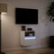 vidaXL - Tv-wandmeubel - met - LED-verlichting - 41x31x45 - cm - wit