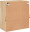 vidaXL - Tv-wandmeubel - met - LED-verlichting - 58,5x30x60,5 - cm - sonoma - eiken