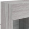 vidaXL - Tv-wandmeubel - met - LED-verlichting - 58,5x30x60,5 - cm - grijs - sonoma