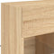 vidaXL - Tv-wandmeubel - met - LED-verlichting - 58,5x30x60,5 - cm - sonoma - eiken