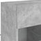 vidaXL - Tv-wandmeubel - met - LED-verlichting - 58,5x30x60,5 - cm - betongrijs