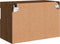 vidaXL - Tv-wandmeubel - met - LED-verlichting - 60x30x40 - cm - bruin - eikenkleur