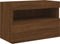 vidaXL - Tv-wandmeubel - met - LED-verlichting - 60x30x40 - cm - bruin - eikenkleur
