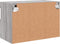 vidaXL - Tv-wandmeubel - met - LED-verlichting - 60x30x40 - cm - grijs - sonoma