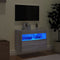 vidaXL - Tv-wandmeubel - met - LED-verlichting - 60x30x40 - cm - grijs - sonoma
