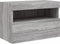 vidaXL - Tv-wandmeubel - met - LED-verlichting - 60x30x40 - cm - grijs - sonoma
