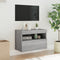 vidaXL - Tv-wandmeubel - met - LED-verlichting - 60x30x40 - cm - grijs - sonoma