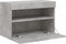 vidaXL - Tv-wandmeubel - met - LED-verlichting - 60x30x40 - cm - betongrijs
