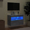 vidaXL - Tv-wandmeubel - met - LED-verlichting - 60x30x40 - cm - betongrijs