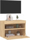 vidaXL - Tv-wandmeubel - met - LED-verlichting - 60x30x40 - cm - sonoma - eikenkleur