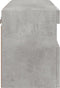 vidaXL - Tv-wandmeubel - met - LED-verlichting - 60x30x40 - cm - betongrijs