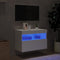 vidaXL - Tv-wandmeubel - met - LED-verlichting - 60x30x40 - cm - wit