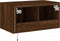 vidaXL - Tv-wandmeubel - met - LED-verlichting - 60x35x31 - cm - bruin - eikenkleur