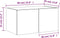 vidaXL - Tv-wandmeubel - met - LED-verlichting - 60x35x31 - cm - bruin - eikenkleur