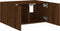 vidaXL - Tv-wandmeubel - met - LED-verlichting - 60x35x31 - cm - bruin - eikenkleur