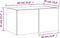 vidaXL - Tv-wandmeubel - met - LED-verlichting - 60x35x31 - cm - grijs - sonoma