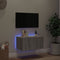 vidaXL - Tv-wandmeubel - met - LED-verlichting - 60x35x31 - cm - grijs - sonoma