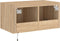 vidaXL - Tv-wandmeubel - met - LED-verlichting - 60x35x31 - cm - sonoma - eikenkleur