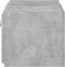 vidaXL - Tv-wandmeubel - met - LED-verlichting - 60x35x31 - cm - betongrijs