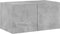 vidaXL - Tv-wandmeubel - met - LED-verlichting - 60x35x31 - cm - betongrijs