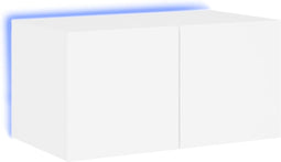 vidaXL - Tv-wandmeubel - met - LED-verlichting - 60x35x31 - cm - wit