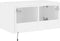 vidaXL - Tv-wandmeubel - met - LED-verlichting - 60x35x31 - cm - wit