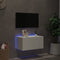 vidaXL - Tv-wandmeubel - met - LED-verlichting - 60x35x31 - cm - wit