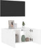 vidaXL - Tv-wandmeubel - met - LED-verlichting - 60x35x31 - cm - wit