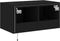 vidaXL - Tv-wandmeubel - met - LED-verlichting - 60x35x31 - cm - zwart