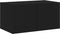 vidaXL - Tv-wandmeubel - met - LED-verlichting - 60x35x31 - cm - zwart