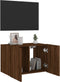 vidaXL - Tv-wandmeubel - met - LED-verlichting - 60x35x41 - cm - bruin - eikenkleur