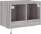 vidaXL - Tv-wandmeubel - met - LED-verlichting - 60x35x41 - cm - grijs - sonoma