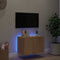 vidaXL - Tv-wandmeubel - met - LED-verlichting - 60x35x41 - cm - sonoma - eikenkleur
