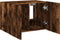 vidaXL - Tv-wandmeubel - met - LED-verlichting - 60x35x41 - cm - gerookt - eiken
