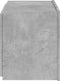 vidaXL - Tv-wandmeubel - met - LED-verlichting - 60x35x41 - cm - betongrijs