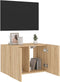 vidaXL - Tv-wandmeubel - met - LED-verlichting - 60x35x41 - cm - sonoma - eikenkleur