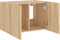 vidaXL - Tv-wandmeubel - met - LED-verlichting - 60x35x41 - cm - sonoma - eikenkleur