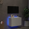 vidaXL - Tv-wandmeubel - met - LED-verlichting - 60x35x41 - cm - wit
