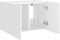 vidaXL - Tv-wandmeubel - met - LED-verlichting - 60x35x41 - cm - wit