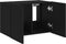 vidaXL - Tv-wandmeubel - met - LED-verlichting - 60x35x41 - cm - zwart