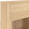 vidaXL - Tv-wandmeubel - met - LED-verlichting - 78,5x30x60,5 - cm - sonoma - eiken