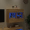 vidaXL - Tv-wandmeubel - met - LED-verlichting - 78,5x30x60,5 - cm - sonoma - eiken
