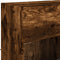 vidaXL - Tv-wandmeubel - met - LED-verlichting - 78,5x30x60,5 - cm - gerookt - eiken