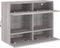 vidaXL - Tv-wandmeubel - met - LED-verlichting - 78,5x30x60,5 - cm - grijs - sonoma