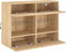 vidaXL - Tv-wandmeubel - met - LED-verlichting - 78,5x30x60,5 - cm - sonoma - eiken