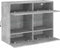 vidaXL - Tv-wandmeubel - met - LED-verlichting - 78,5x30x60,5 - cm - betongrijs