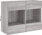 vidaXL - Tv-wandmeubel - met - LED-verlichting - 78,5x30x60,5 - cm - grijs - sonoma