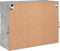 vidaXL - Tv-wandmeubel - met - LED-verlichting - 78,5x30x60,5 - cm - betongrijs