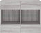 vidaXL - Tv-wandmeubel - met - LED-verlichting - 78,5x30x60,5 - cm - grijs - sonoma