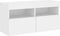 vidaXL - Tv-wandmeubel - met - LED-verlichting - 80x30x40 - cm - wit